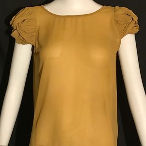 Gold shear top